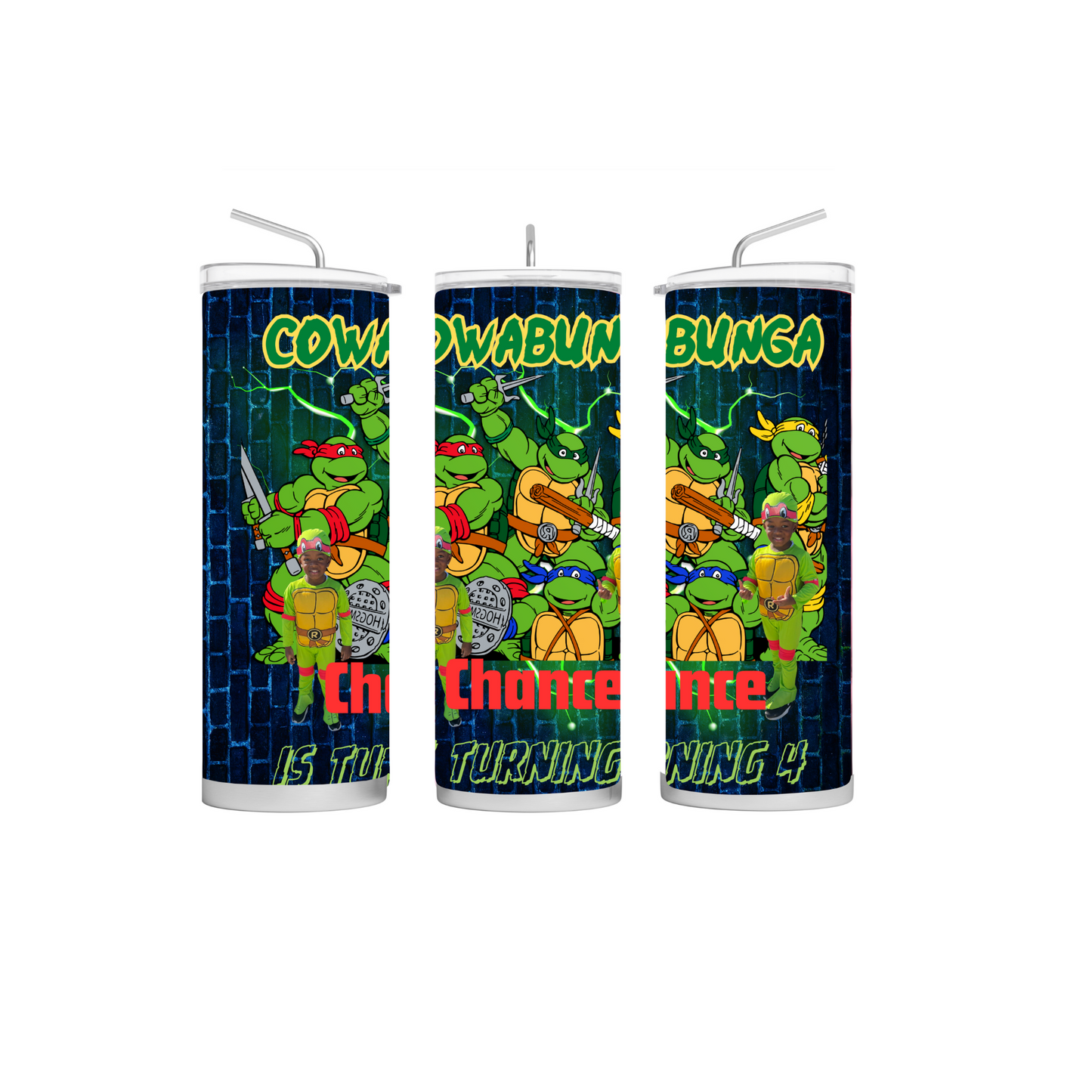 Ninja Turtle Party Favor Tumbler