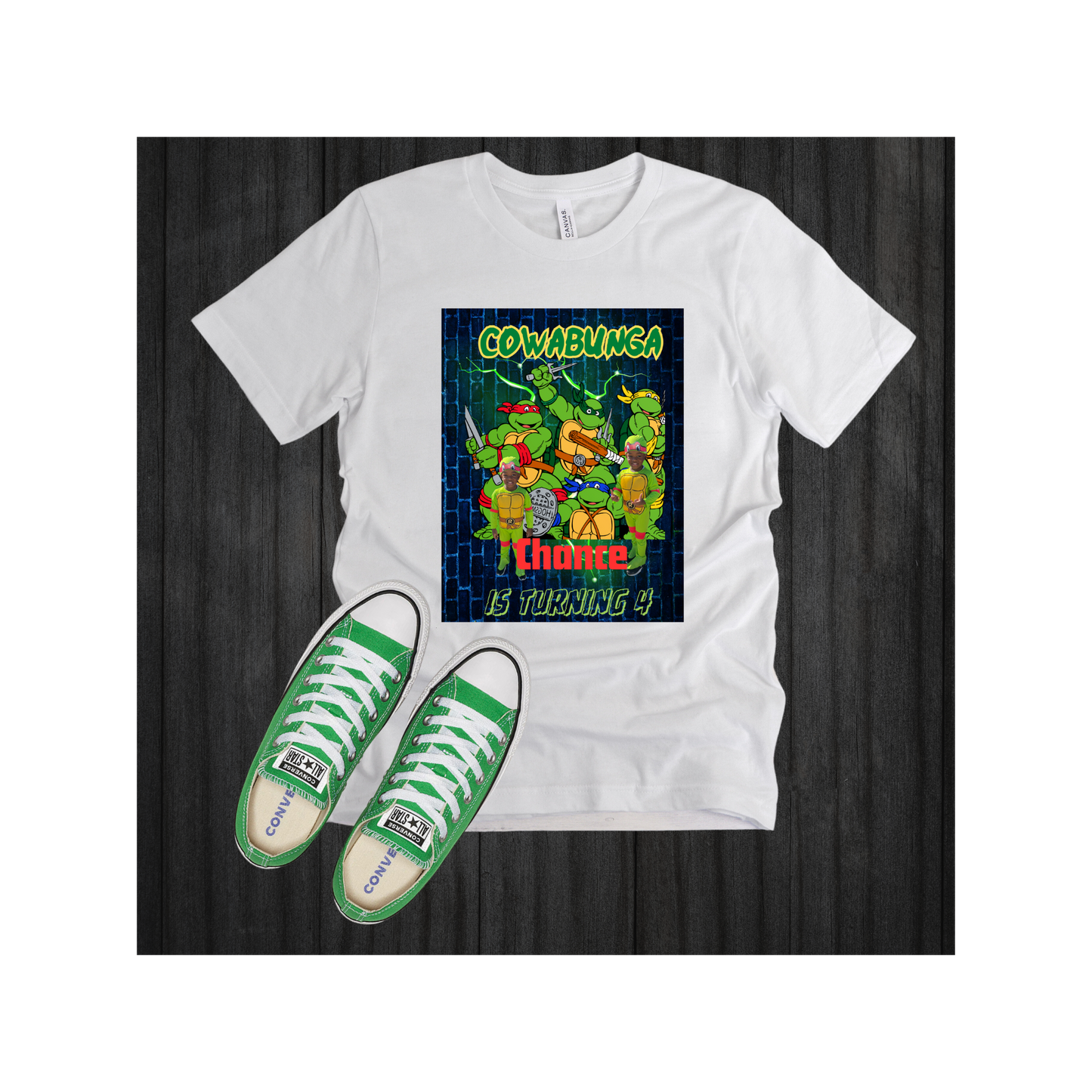Ninja Turtle Party Favor Tshirt